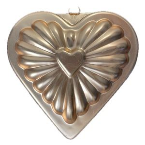2 for $10 Vtg Copper Heart Mold